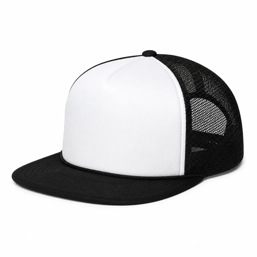 White Mesh Trucker