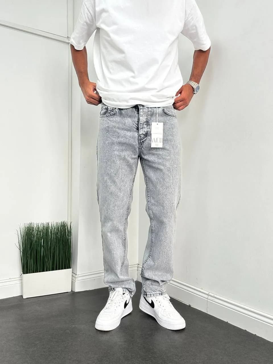 Baggy jean gris clair 