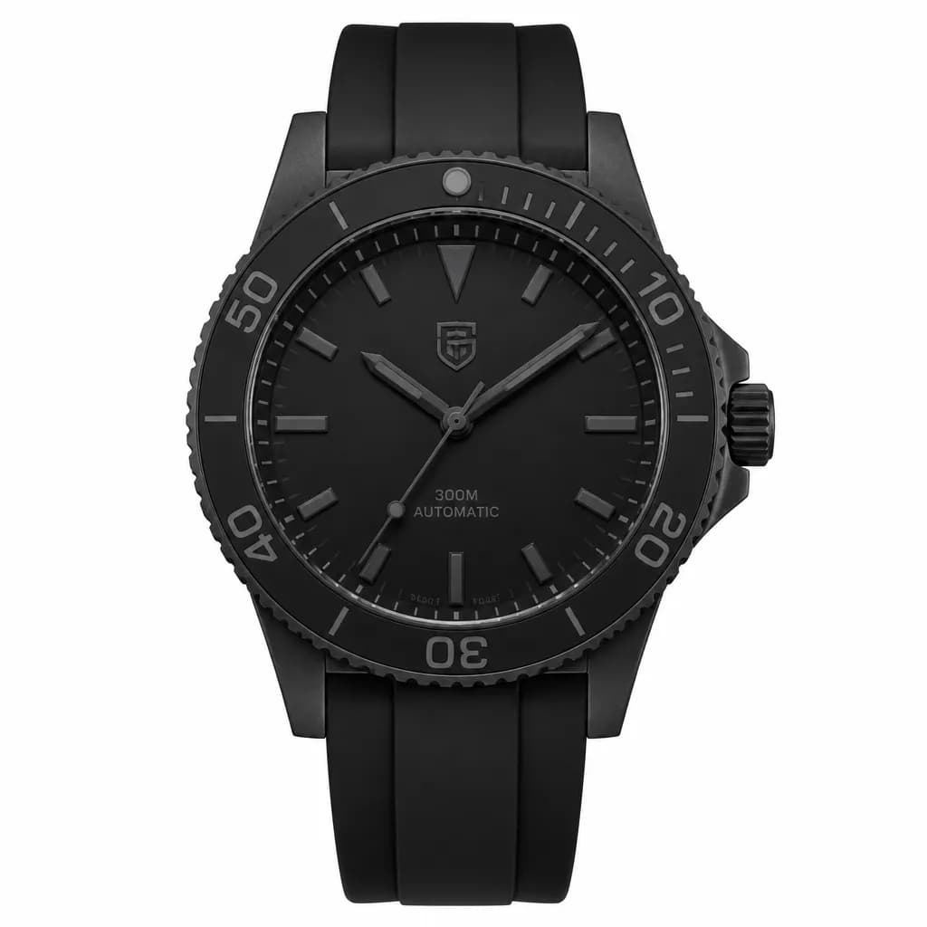 Black Diver Watch