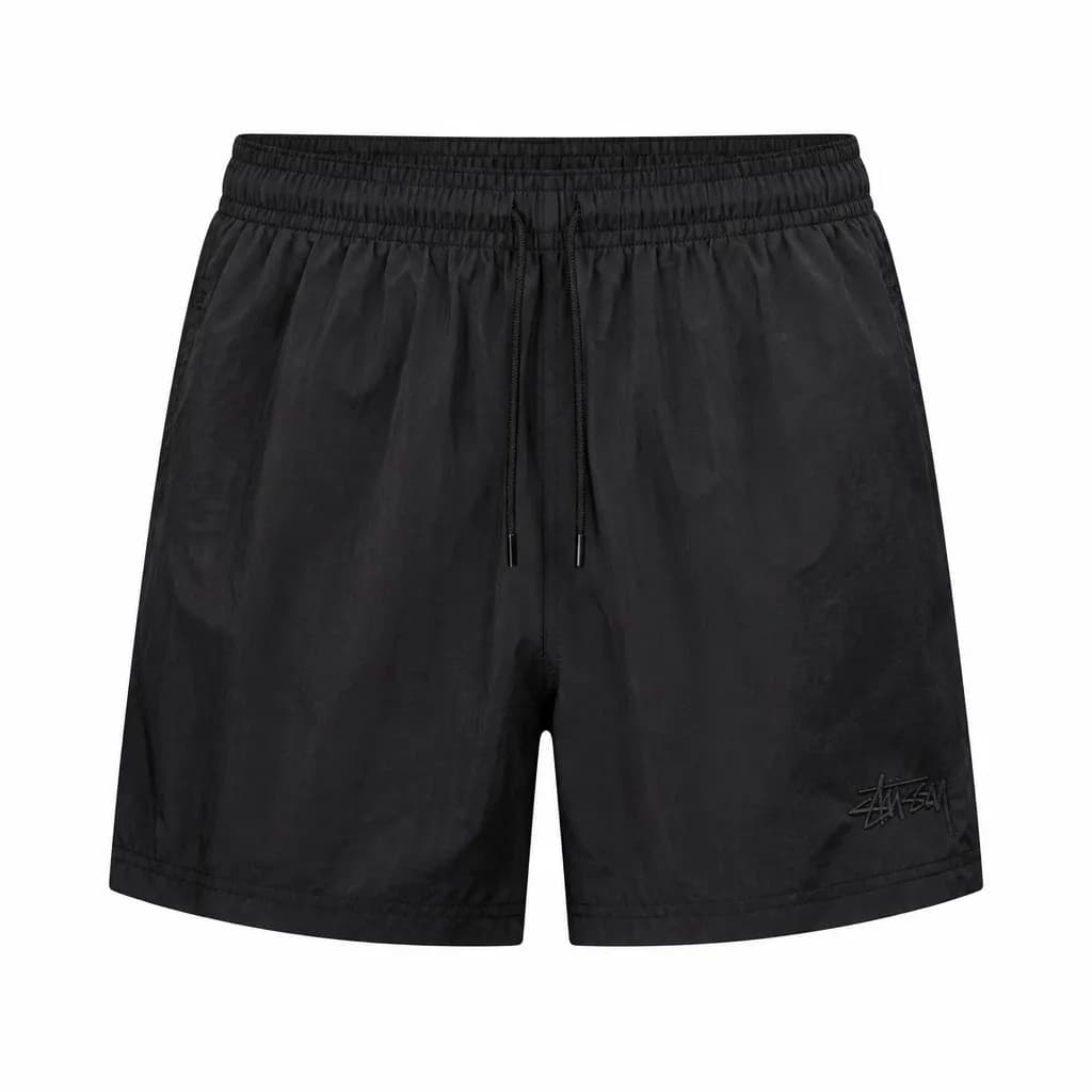 Black Nylon Shorts