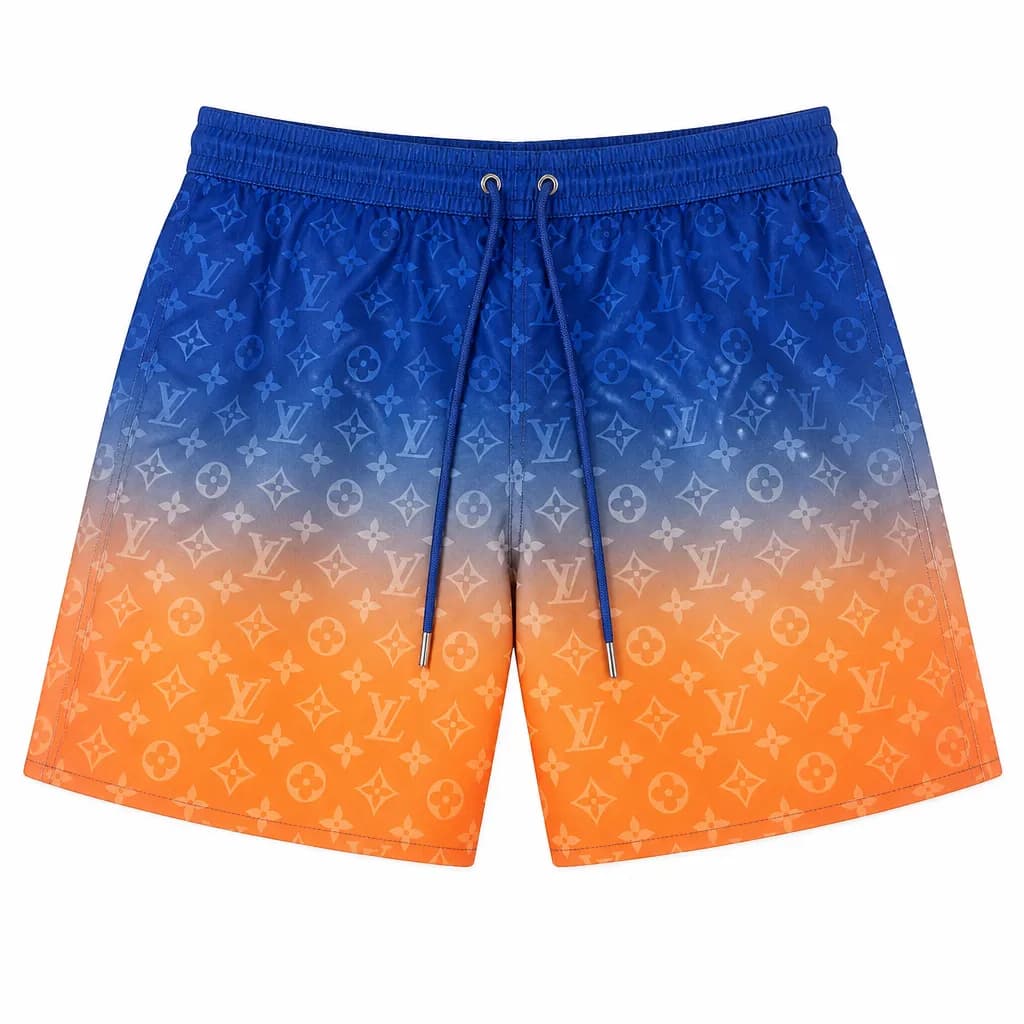 Blue Ombre Swim Shorts