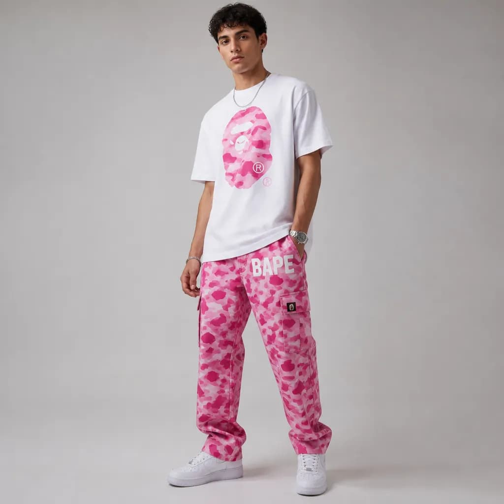 Pink Camo Tee – vue 2