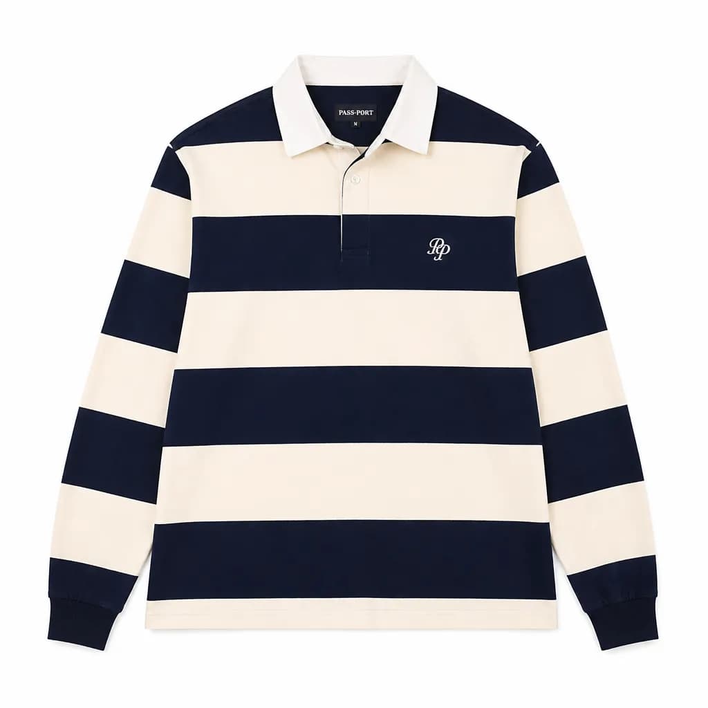 Navy Rugby Polo