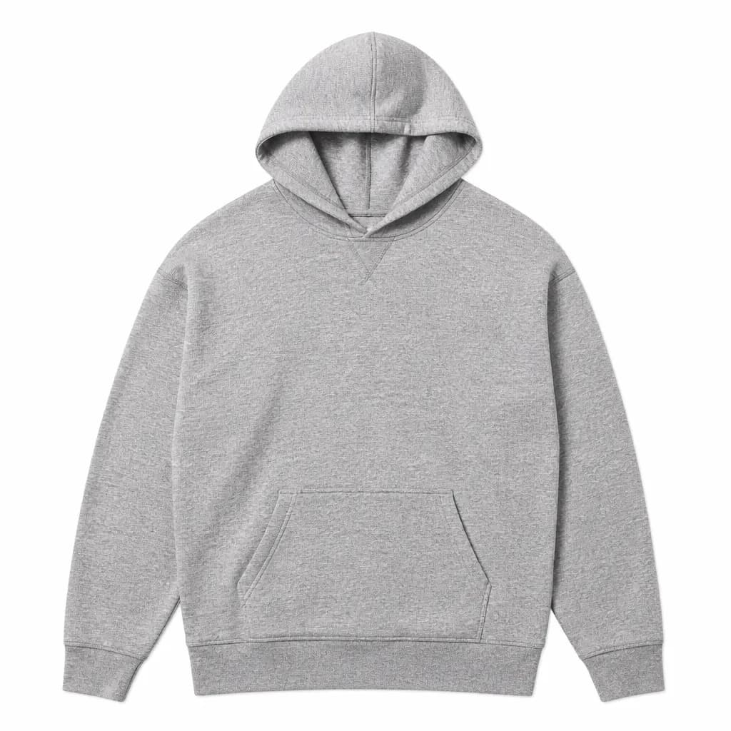 Grey Marled Hoodie