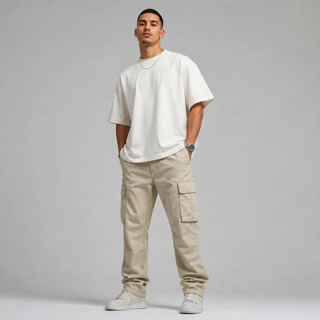 Ivory Boxlogo Tee – vue 2