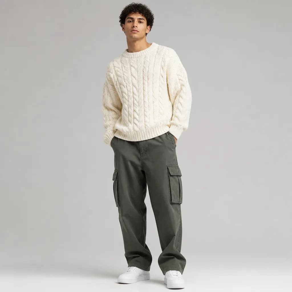 Off-white Cable Knit – vue 2